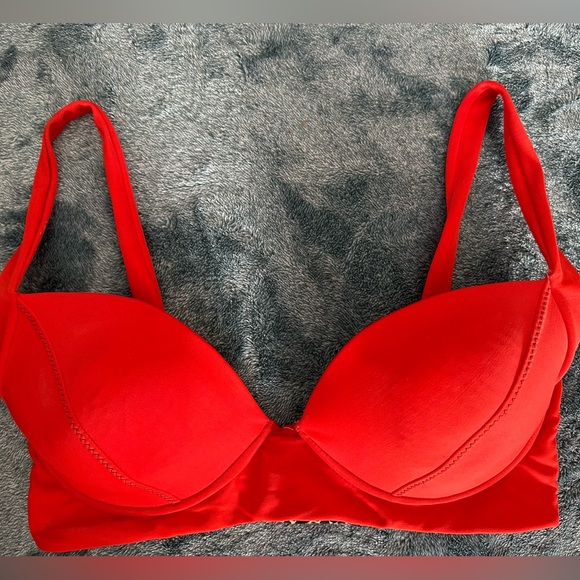 Acacia swimwear Red Belize top Size large - Picture 1 of 4